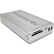 Macally Media 350U7 Hi-Speed USB2.0 HDD Enclosure With 7-in-1 Card Reader