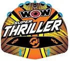 New Wow Super Thriller 1, 2 Or 3 Person Inflatable Towable Deck Tube For Boating