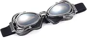 BJMOTO Motorcycle Helmet Steampunk Glasses Flying Goggles Vintage Pilot Biker Eyewear Goggle