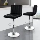 Bar Stool 2X Adjustable Kitchen Stool Macias Swivel Counter Dining Chair in 5...