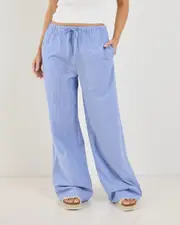 [Mooloola] Mooloola Women's Jeremy Pants in Navy Size 8 8 Navy