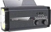 Emergency Weather Radio Hand Crank Solar Radio Portable AM/FM/Radio with 5 Charging Modes Cell Phone Charger, 500459794