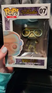 Funko Pop! Icons, Stan Lee, #07 Vinyl Figure, POW Entertainment, NIB