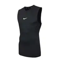 在飛比找momo購物網優惠-【NIKE 耐吉】男運動緊身背心-DRI-FIT 休閒 上衣