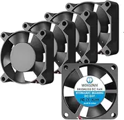 WINSINN 3010 24V DC Quiet Cooling Fan 30x30x10mm for DIY 3D Printer Extruder Hotend V6 V5 CPU Arduino - 2Pin 0.07A 2.4W 9000+-10% RPM (Pack of 5Pcs)