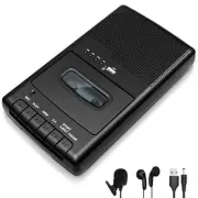 Cassette Players Recorder, Portable Tape USB Player with Stand-Alone Mic, Cas...