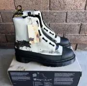 Dr. Martens x Nine Inch Nails 1460 Boots - Mens Us 8 White limited edition NIN