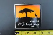 Lib Technologies Snowboards Dave Lee Tree SNB2 Snow Vintage Snowboarding STICKER