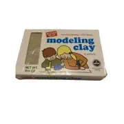 Vintage Klean Klay Modeling Clay 15.5 Oz Tan Beige Color Non-hardening 1 Color
