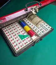 Mahjong with English numbers MahJong Game Set 30
