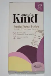 One of a Kind - Facial Wax Strips Vanilla & Coconut Scent 20 PACK FAST SHIPPING