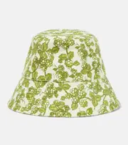 [Etro] Etro Printed canvas bucket hat UK 6 5/8 green
