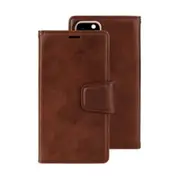 iPhone 11 Compatible Case Cover With 2 In 1 Detachable Magnetic Flip Leather Wallet - Brown