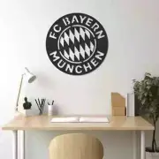 Bayern Munchen Metal Wall Art | Premium Football Fan Decor | 28” / 70 cm