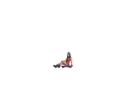 N10602 Noch OO/HO Gauge Teenage Girl on Skateboard 3D Master Figure