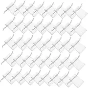 KITANDOVE 100pcs Organza present Bags with Drawstring Elegant Mesh Jewelry and Goodie Bags for Weddings Parties and Special Occasions Grey Favor Pouches for and Treats