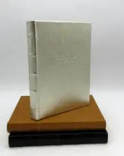 Personal Record: A Lifetime Memoir Heirloom Quality Journal LIST$79 SILVER