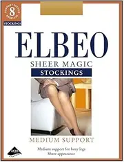 [ELBEO] Sheer Magic Medium Support Stockings