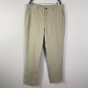 Banana Republic Flat Front Straight Leg Pants Mens 40x34 Beige