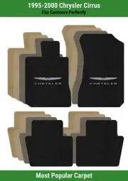 Lloyd Ultimat Front & Rear Mats for '95-00 Cirrus w/Chrysler Wings w/ Chrysler (for: Chrysler)
