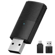 Mini Wireless CarPlay Adapter Car Play Dongle Bluetooth WiFi Fast Connect Plug and Play for OEM Wired CarPlay Car (Android Auto)