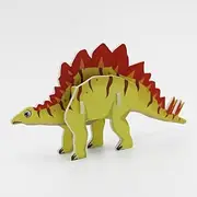 Crafty Bitz Dinosaur Dyi Mini 3D Puzzle, Yellow