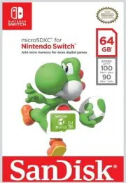 SanDisk 64 GB Micro SD XC Memory Card for Nintendo Switch / Lite Green Yoshi Edi