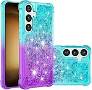 Case for Samsung Galaxy S24 Plus, Premium Stylish Gradient Bling Quicksand Sparkle Shiny Glitters Fashion Shockproof Cover Case for Samsung Galaxy S24 Plus-Color#1