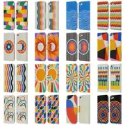 OFFICIAL AYEYOKP BAUHAUS PATTERN LEATHER BOOK CASE FOR APPLE iPOD TOUCH MP3