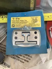 T-TIE Hook Tie Down Rope Kit Anchor Point Boat Truck Trailer 3.75 X 2.25"