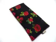 Wheat Bag Heat Pack Paris Red Roses with Black 34 x 17 cm Unscented FREEDELIVERY