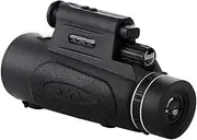 Telescope Monocular 12X42 High Power Hd Portable Monocular Compact with Night Vision Bak4 Prism Fmc Lens Monocular with Smartphone Adapter and Tripod for Bird Watch Little Surprise