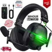 WESEARY Wireless Gaming Headset with Microphone for PS5, PS4, PC, Switch, Mac US