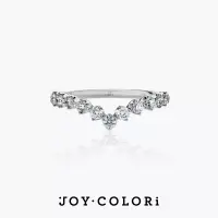 在飛比找博客來優惠-【JOY COLORi】49分 PT950鉑金 光線圓鑽排戒