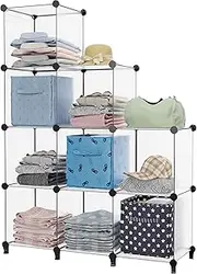 [HOMIDEC] Closet Organizer, 9-Cube Closet Organizers and Storage, Portable Closet Storage Shelves, closet organizers and storage shelves, clothes storage organizer for Garment Racks, Closet, Wardrobe