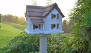 CUSTOM ORDER Cottage Bird House | Reclaimed Wood | Amish Handmade | Made in USA