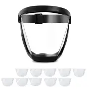 Full Face Shield, Professional Grade Mask with Dust-Resistant & Fog-Free, Hig...