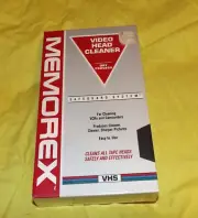 NEW Memorex 301610-10 VHS Dry VCR & Camcorder Video Head Cleaner Cassette Tape