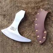 Outdoors Axe Head Stainless Steel Forged Viking Ax Self-Defense Multifunctional