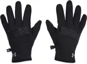 Under Armour Boys' Storm Fleece Lined Gloves Black 001 /Pitch Gray Sz Small NWT