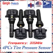 4PCs TPMS Sensor BBM237140B For Mazda 2 3 5 6 CX-7 CX-9 Tire Pressure Sensors (for: Mazda)