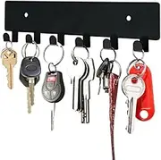 Coat Rack Wall Mount 1pc Wall Key Chain,Key Hooks with 6 Hooks,Wall Mounted Key Chain for Corridor Metal Key Rack Wall Coat Hooks