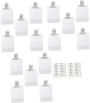 Healeved 1 Set Portable Travel Cosmetic Container Lotion Pouch for Shampoo Body Wash and Makeup Includes Bottles Labels for Women The Go