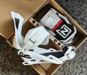 NEW 2025 NITRO TEAM PRO SNOWBOARD BINDINGS MEDIUM 7-10.5 WHITE