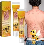 Youth Bee Venom Psoriasis Treatment Cream,New Zealand Bee Venom Professional Psoriasis Treatment Cream,Psoriasis Treatment for Skin,Soothing and Moisturizing Psoriasis Treatment Cream (2pcs)