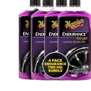 Rich Gel Tire Shine, 4 Pack of 16 Oz - Customizable Gloss for Rubber Tires