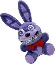 Five Nights at Freddy's Plush Toy Suitable for Collection, FNAF Plushies Stuffed Doll for Boy Girl Christmas Halloween Birthday Gift, 8“ (Purple Bonnie Rabbit)
