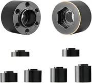 Modification Accessories Brass Hex Hub Widen Adapter for 1/10 RC Crawler 1.9 2.2Inch VP Rims Axial SCX10 TRX4(18.4mm)