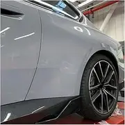 Compatible For BMW 2 Series G42 Coupe M235i 2022-2024 2 Door Side Skirt Splitter Corner Cover Carbon Fiber Look Car Lower Kit Canard Guard(Carbon fiber)