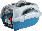 Ferplast Atlas Deluxe 10 Open Cat and Dog Carrier, 34 x 50.7 x 30 cm, Blue